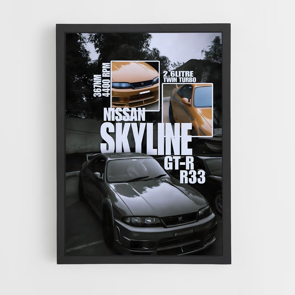 Poster GT-R Legend – affiche Nissan (vue 2)